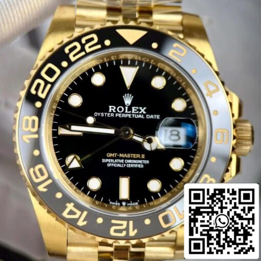 Rolex GMT Master II M126718GRNR-0001 1:1 Best Edition Clean Factory Black Dial - Imagen 5