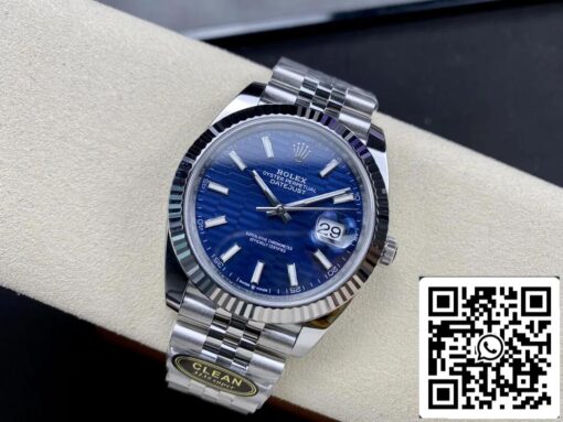 Rolex Datejust 41 mint M126334-0032 1:1 Best Edition Clean Factory Blue Dial - Image 4