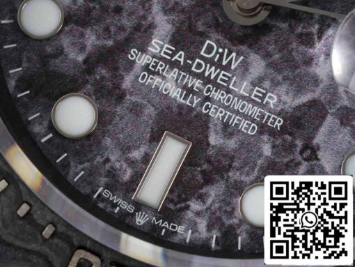 Rolex Sea-Dweller 1:1 Best Edition Diw Factory Carbon Fiber Bezel - Image 6