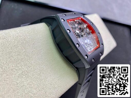 Richard Mille RM011 1:1 Best Edition KV Factory Ceramic Black Strap - 이미지 6