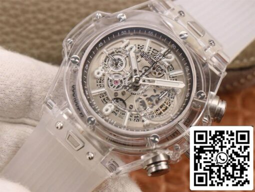 Hublot Big Bang 411.JX.4802.RT 1:1 Best Edition White Transparent Dial - immagine 3