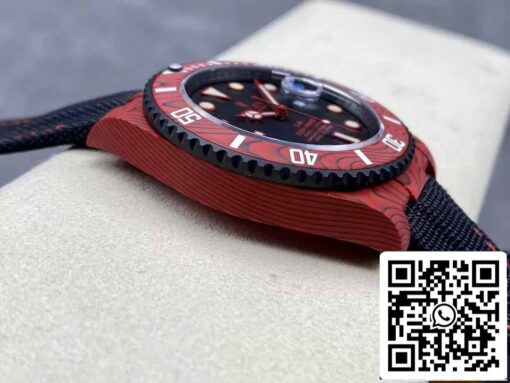 Rolex Submariner 1:1 Best Edition VS Factory Red Carbon Fiber Case - Image 5