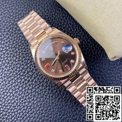 Rolex Day Date 118235 1:1 Best Edition EW Factory Brown Dial - Image 6