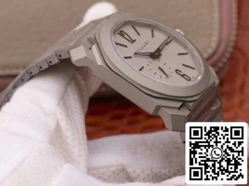 Bvlgari Octo Finissimo 103011 1:1 Best Edition BV Factory Silver Gray Dial — изображение 4