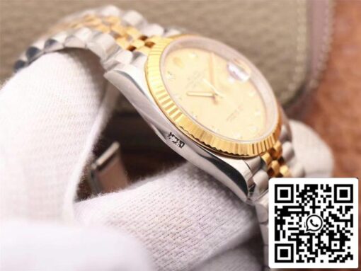 Rolex Datejust M126233-0017 1:1 Best Edition EW Factory Champagne Dial Swiss ETA3235 - Imagen 4