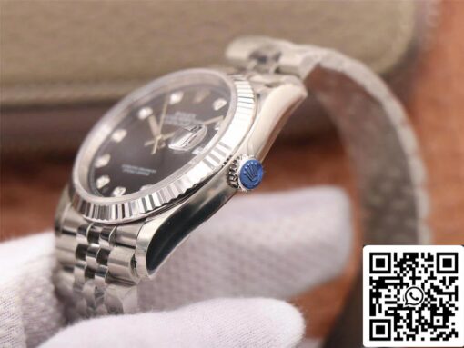 Rolex Datejust M126234-0027 1:1 Best Edition EW Factory Black Dial - Imagen 5