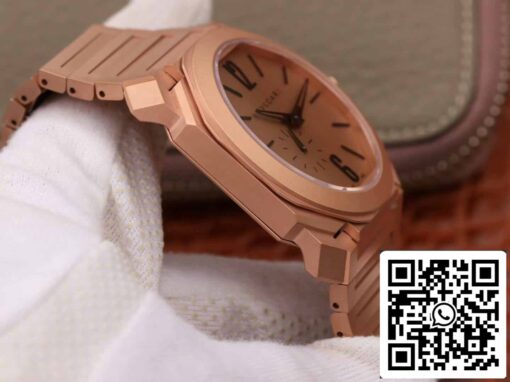 Bvlgari Octo Finissimo 102912 1:1 Best Edition BV Factory Rose Gold Dial - Image 5