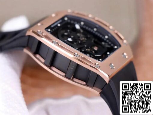 Richard Mille RM52-01 Tourbillon 1:1 Best Edition JB Factory Rose Gold Case - Image 7