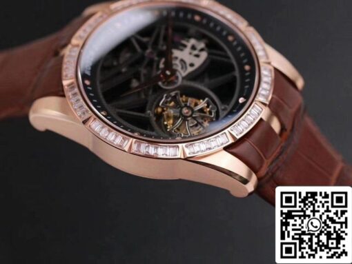 Roger Dubuis Excalibur RDDBEX0404 1:1 Best Edition JB Factory V3 Rose Gold Tourbillon Swiss RD505SQ – Bild 5