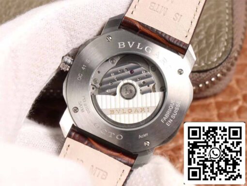 Bvlgari Octo 102705 1:1 Best Edition BV Factory Reddish Brown Dial - immagine 4