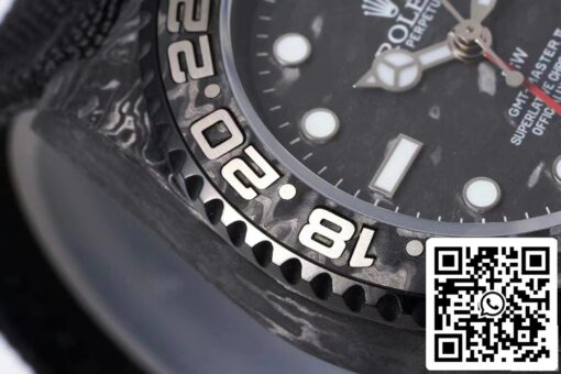 Rolex GMT-MASTER II Diw 1:1 Best Edition Carbon Fiber Black Fabric Strap - 이미지 4