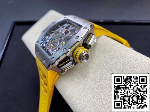 Richard Mille RM011 FELIPE MASSA 1:1 Best Edition KV Factory Titanium Steel Case - immagine 5