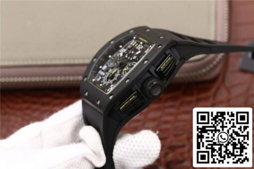 Richard Mille RM-011 1:1 Best Edition KV Factory Black Strap – Image 7