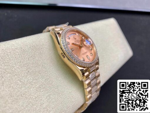 Rolex Day Date M128345RBR-0020 1:1 Best Edition EW Factory Rose Gold Dial - Imagen 5