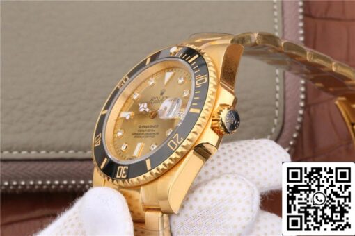 Rolex Submariner 116618 1:1 Best Edition Noob Factory V7 Gild Diamond-Studded Dial - Image 7