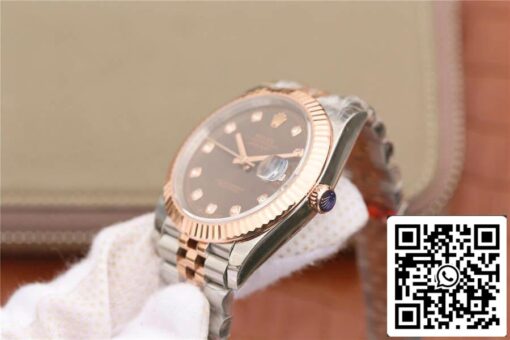 Rolex Datejust M126331-0004 1:1 Best Edition EW Factory Brown Dial - Imagen 6