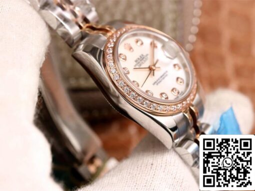 Rolex Datejust 28MM 1:1 Best Edition BP Factory Diamond-set White Dial - Image 5