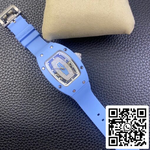 Richard Mille RM 07-01 1:1 Best Edition RM Factory Blue Ceramic Case — изображение 6