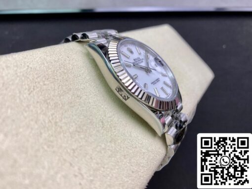 Rolex Datejust M126334-0010 41mm Jubilee Strap Clean Factory White Dial - Image 5