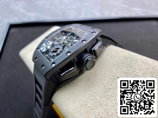 Richard Mille RM011 1:1 Best Edition KV Factory Ceramic Black Case - Image 5