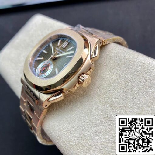 Patek Philippe Nautilus 5980-1R 1:1 Best Edition 3K Factory V2 Rose Gold – Image 4