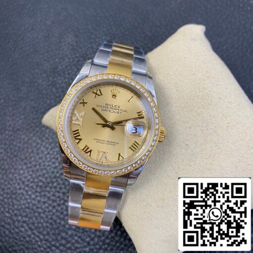 Rolex Datejust 126283 1:1 Best Edition EW Factory Yellow Gold - Image 5