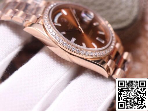 Rolex Day Date M228345RBR-0006 1:1 Best Edition EW Factory Rose Gold - Imagen 7