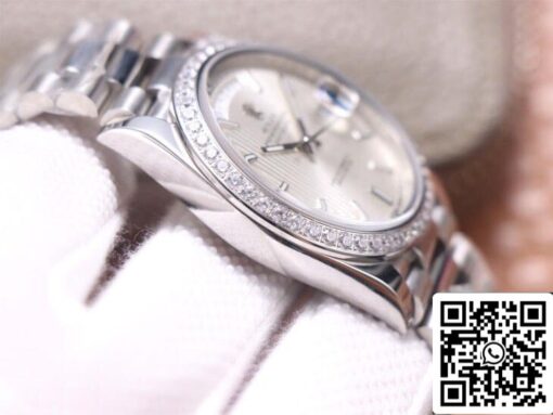 Rolex Day Date M228349RBR-0007 1:1 Best Edition EW Factory 18ct White Gold - Imagen 7