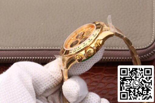 Rolex Daytona 116508 1:1 Best Edition JH Factory Yellow Gold Black Chronograph - Image 4