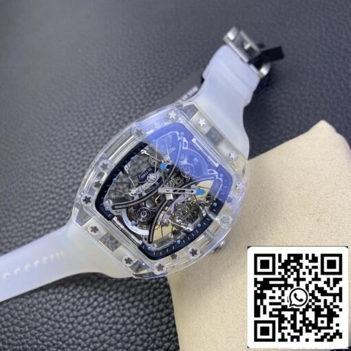 Richard Mille RM053-02 1:1 Best Edition RM Factory Transparent Tourbillon Skeleton Dial – Image 7