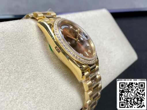 Rolex Day Date M128348RBR-0005 1:1 Best Edition EW Factory Yellow Gold - Imagen 5