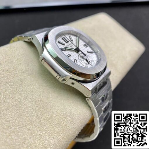 Patek Philippe Nautilus 5980/1A-019 1:1 Best Edition 3K Factory V2 White Dial – Image 4