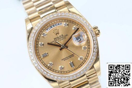 Rolex Day Date M128348RBR-0008 1:1 Best Edition EW Factory Diamond Dial - Image 4