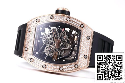 Richard Mille RM035 Americas 1:1 Best Edition KV Factory Diamond Case - immagine 4