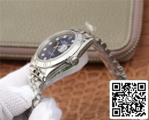 Rolex Datejust M126234-0037 1:1 Best Edition GM Factory Diamond-set Blue Dial — изображение 6