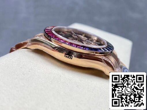 Rolex Daytona 116595 RAINBOW Rose Gold 1:1 Best Edition IPK Factory Rose Gold - Image 6