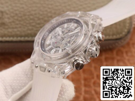 Hublot Big Bang 411.JX.4802.RT 1:1 Best Edition White Transparent Dial - immagine 5