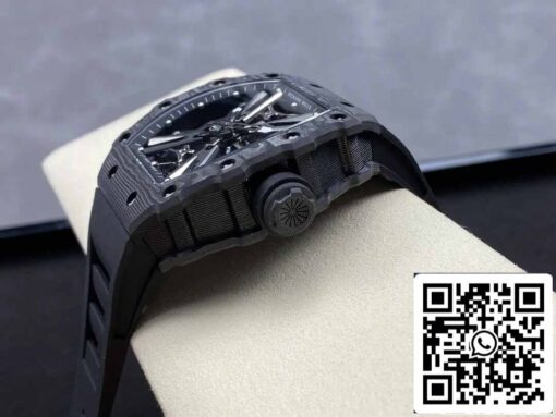 Richard Mille RM12-01 Tourbillon 1:1 Best Edition RM Factory Black Skeleton Dial - Imagen 5