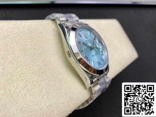 Rolex Day Date M228206-0044 1:1 Best Edition EW Factory Ice Blue Dial - Image 6