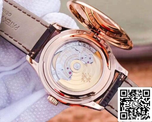 Patek Philippe Calatrava 5227R-001 ZF Factory 1:1 Best Edition 18K Rose Gold Case Swiss Cal.324 SC - Image 4