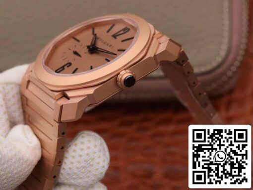 Bvlgari Octo Finissimo 102912 1:1 Best Edition BV Factory Rose Gold Dial - Image 4