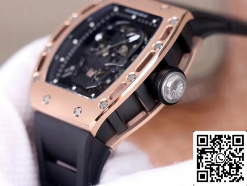 Richard Mille RM52-01 Tourbillon 1:1 Best Edition JB Factory Rose Gold Case - Image 5