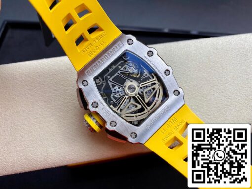 Richard Mille RM011 FELIPE MASSA 1:1 Best Edition KV Factory Titanium Steel Case - immagine 4