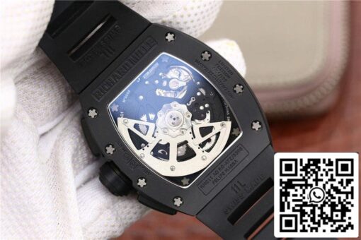 Richard Mille RM-011 1:1 Best Edition KV Factory Black Strap – Image 6