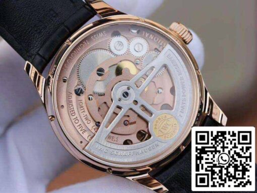 IWC Portuguese IW504210 Tourbillon 18K Rosegold 1:1 Best Edition Swiss automatic complicated tourbillon movement - immagine 3