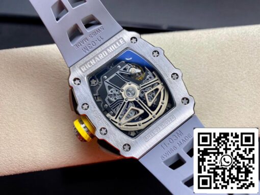 Richard Mille RM11-03 1:1 Best Edition KV Factory Titanium Steel - 이미지 7