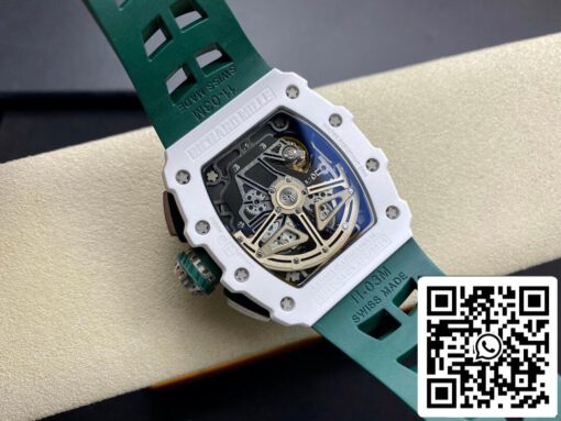 Richard Mille RM011-03 1:1 Best Edition KV Factory Green Strap - immagine 3