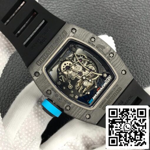 Richard Mille RM055 1:1 Best Edition ZF Factory Carbon Fiber Case — изображение 4