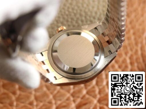 Rolex Datejust M126231-0025 1:1 Best Edition EW Factory Rose Gold Chocolate Color Dial - Imagen 6