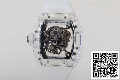 Richard Mille RM055 1:1 Best Edition RM Factory Transparent Case Replica Watch — изображение 7